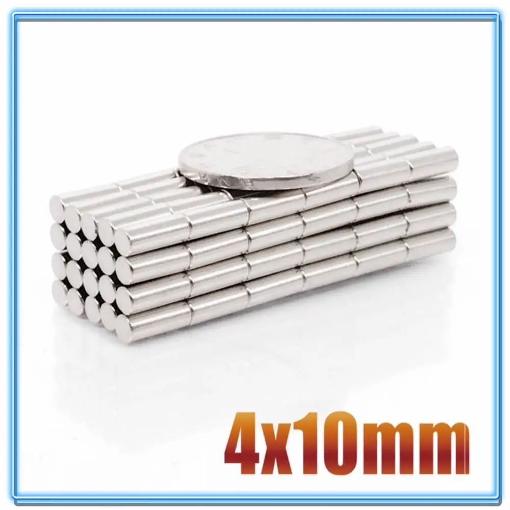 100 ~ 500 шт N35 Круглый магнит 4x1 5 4x2 4x3 4x10 неодимовый постоянный NdFeB супер сильные