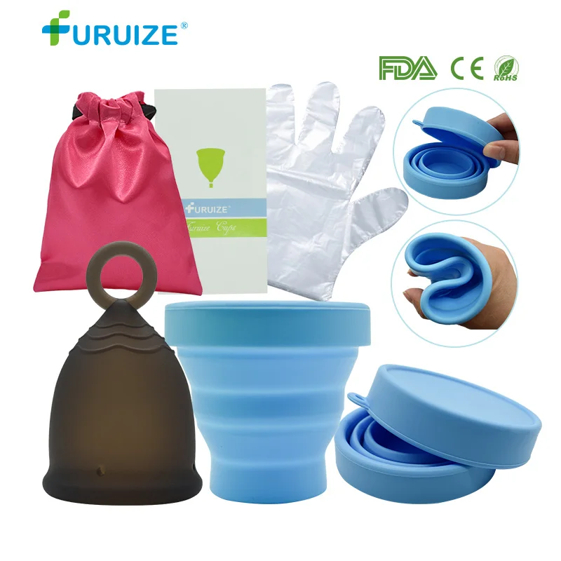 Женственный гигиенический колпачок для леди и складной стерилизатор