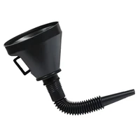 universal car funnel with soft tube plastic funnel can spout for oil water fuel petrol gasoline car accessories