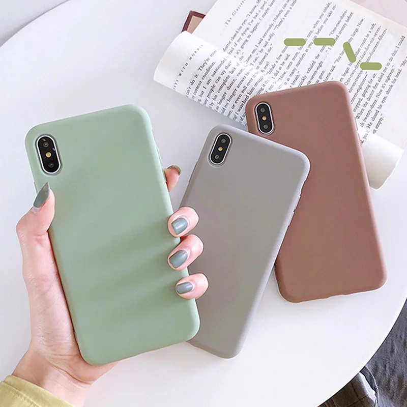 Сплошной цвет ТПУ Мягкий силиконовый чехол для huawei P20 Lite 2019 Honor 9X задняя крышка Hawei