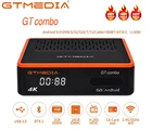 Новинка GTMEDIA GT Combo 4K 8K Android 9,0 Smart TV Box DVB-S2 T2, встроенный Wi-Fi, спутниковый ТВ-приемник декодер