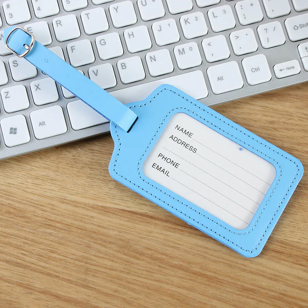 Бирка для багажа 1 шт. портативная чемодан из ПУ-кожи