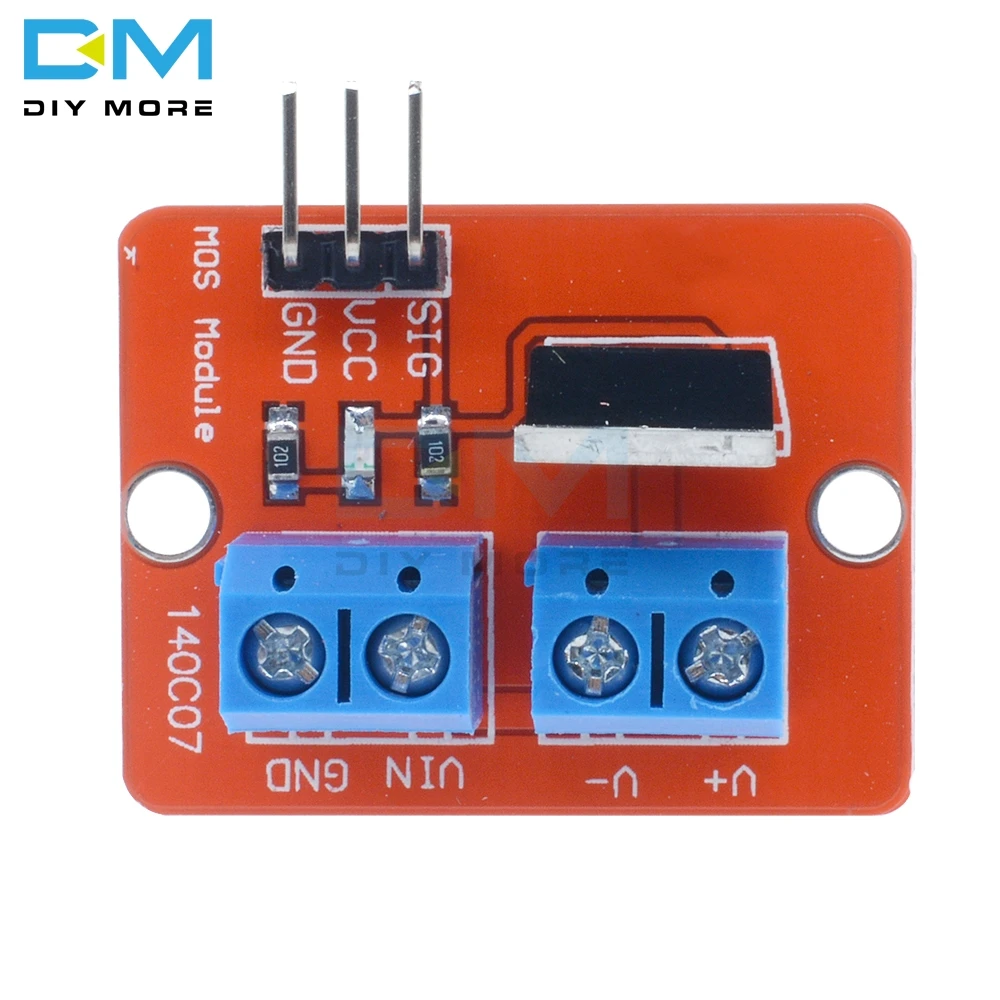 Верхняя кнопка MOSFET IRF520 модуль драйвера плата MOS для Arduino ARM Raspberry Pi | Электронные