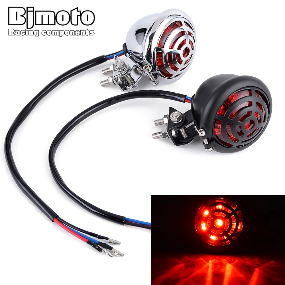 

Мотоциклетный светодиодный задний фонарь BJMOTO, стоп-сигнал, задсветильник для Harley Sportster Bobber Chopper Cafe Racer