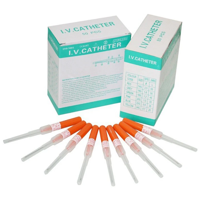 

50pcs/Lot Sterilized Piercing Needle 14G/16G/18G/20G Gauge Tattoo Body Needles Supplies Free shipping