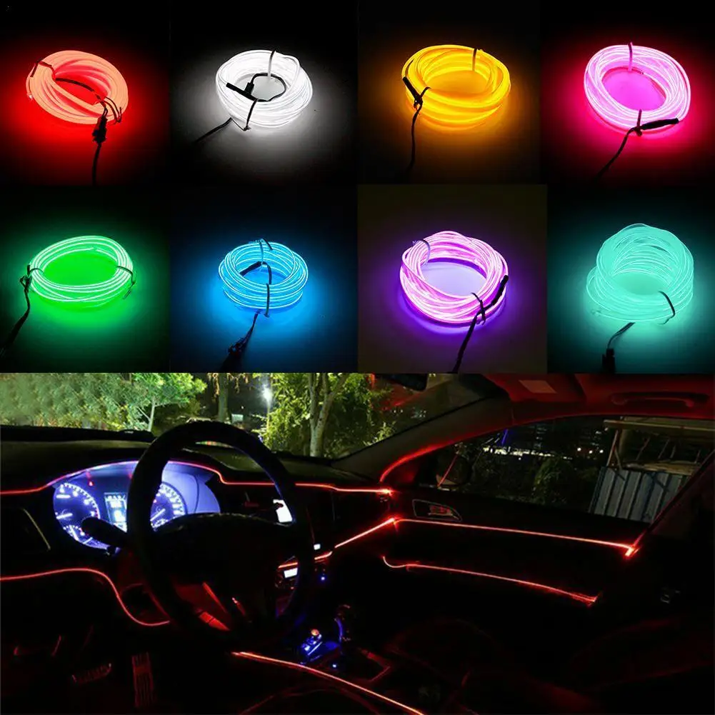 

Car Interior Decoration LED Atmosphere Light Cold Light Car Interior Atmosphere Light Modified Light Line