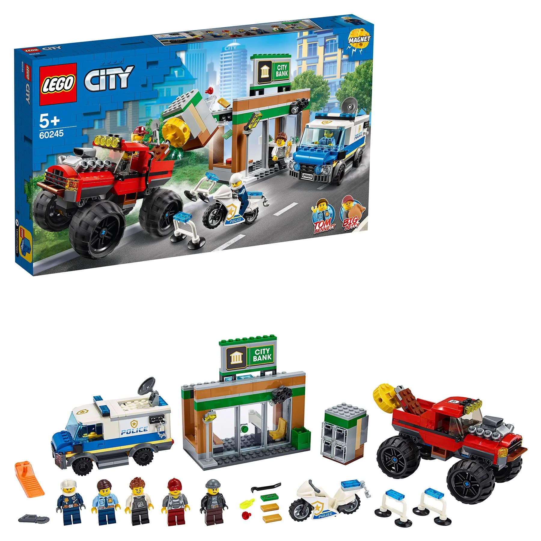 Конструктор LEGO City Police 60245 Ограбление полицейского монстр-трака | Игрушки и хобби
