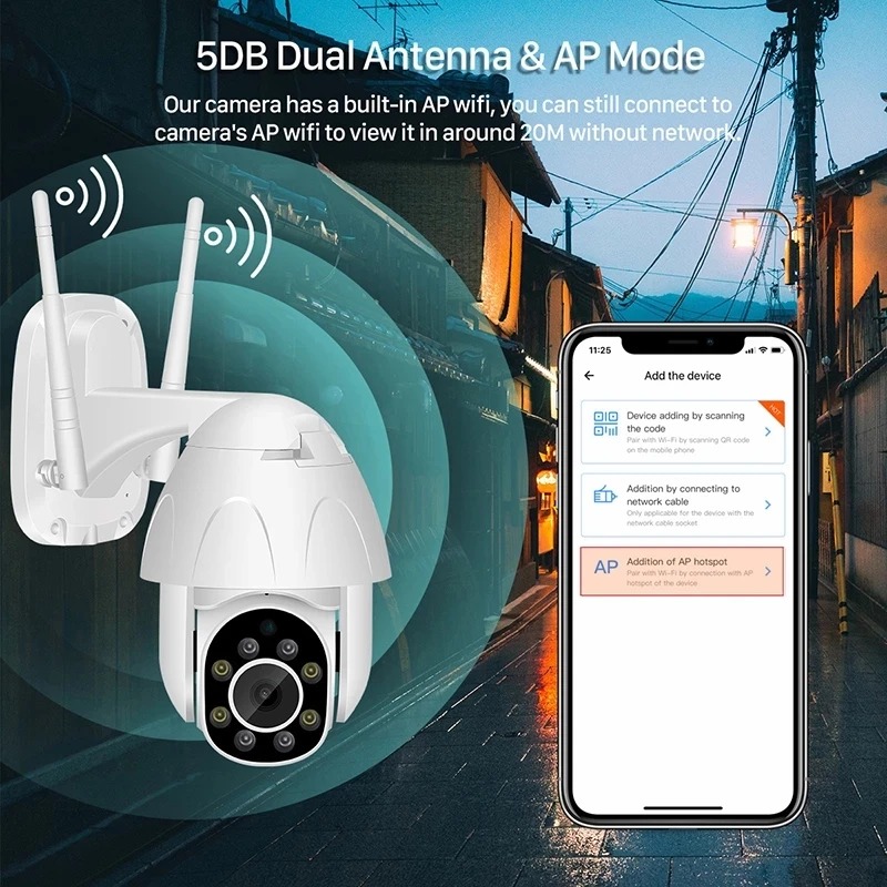 

HONTUSEC Tuya Smart Life Google Alexa PTZ 1080P 2MP Smart Home Camera Cloud Storage Motion Detection CCTV Surveillance Camera