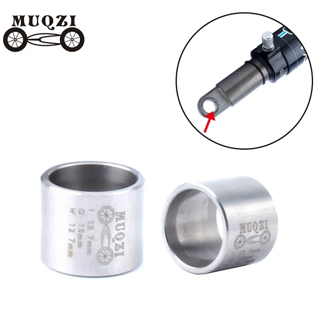 

Silver Stainless Steel Bike Bicycle Rear Shock DU Bushing (1/2\") For-Fox Suspension 12.7x15x12.7mm MTB Bike Accessories