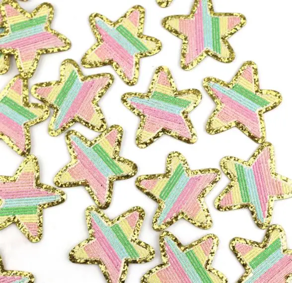 3 шт. Детские нашивки с вышивкой Звезды|Заплатки| |
