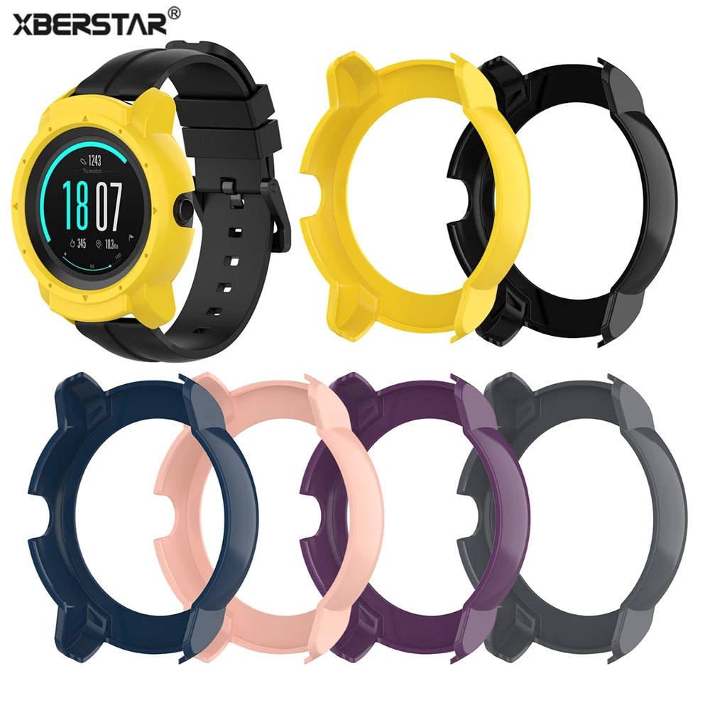 Защитный силиконовый чехол для TicWatch E2 Bluetooth Smart Watch резиновый защитный часов