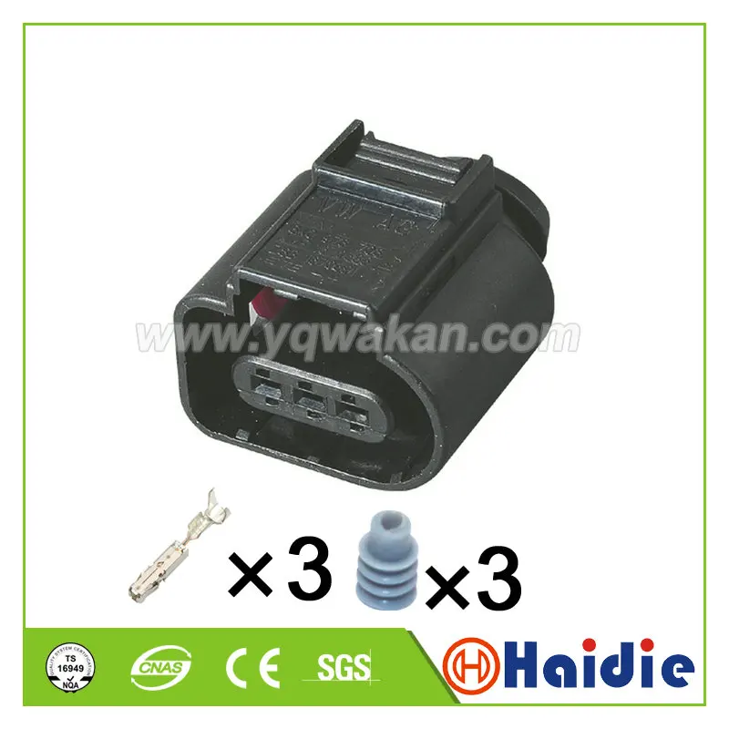 Бесплатная доставка 2 комплекта 3-контактный разъем датчика давления VW 1 5 мм 8K0 973