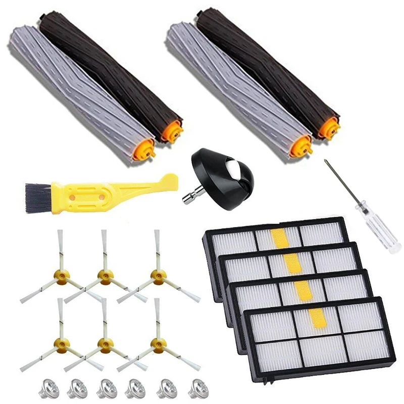 

Filter Replacement Parts For Irobot Roomba 800 900 Series 980 900 890 880 870 860 800 Vacuum Cleaner Part Side Brushes Filters+