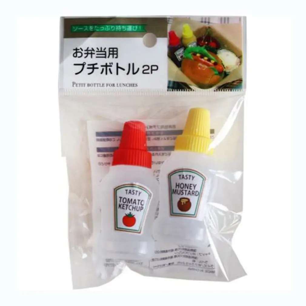 

Mini Tomato Ketchup Bottle Portable Small Sauce Container Salad Dressing Container Pantry Containers For Bento Box