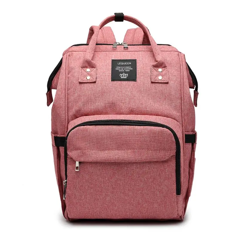 

LEQUEEN Large Capacity Backpack For Mom Baby Care Bag Diaper Nappy Bags