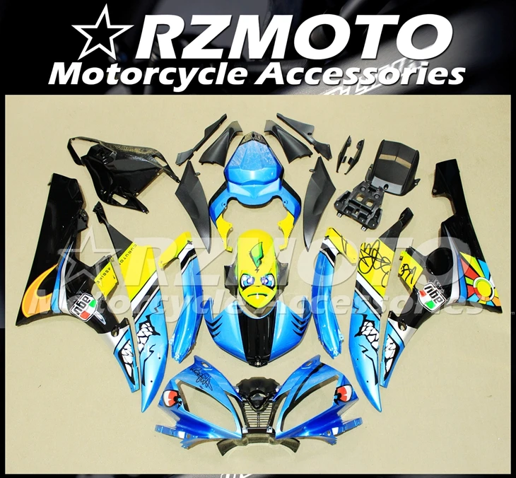 

Инжекционного метода литья новое из АБС-пластика для мотоцикла весь обтекатели комплект подходит для YAMAHA YZF-R6 2006 2007 06 07 R6 Кузов Набор изготов...
