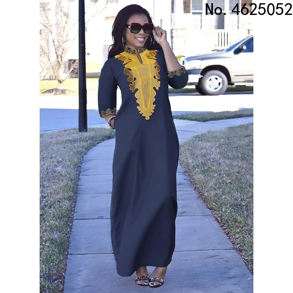 Африканские платья для женщин Дашики базин богатые традиционная африканская