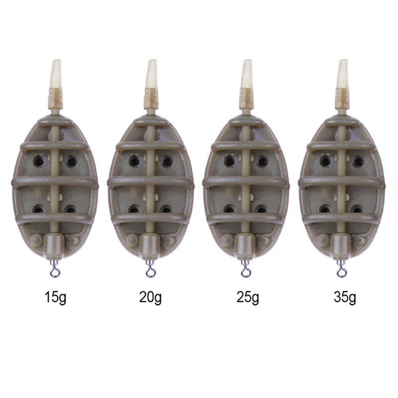 

5 Pcs Plastic Inline Method Feeder & 3 Pcs Wholesale Bait Needle Tool