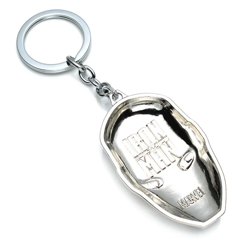 Новинка брелок для ключей с изображением супергероя мужская маска металлический