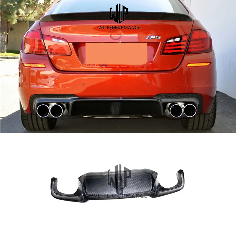 F10 F18 3d стиль высокое качество углеродное волокно задняя губа диффузор