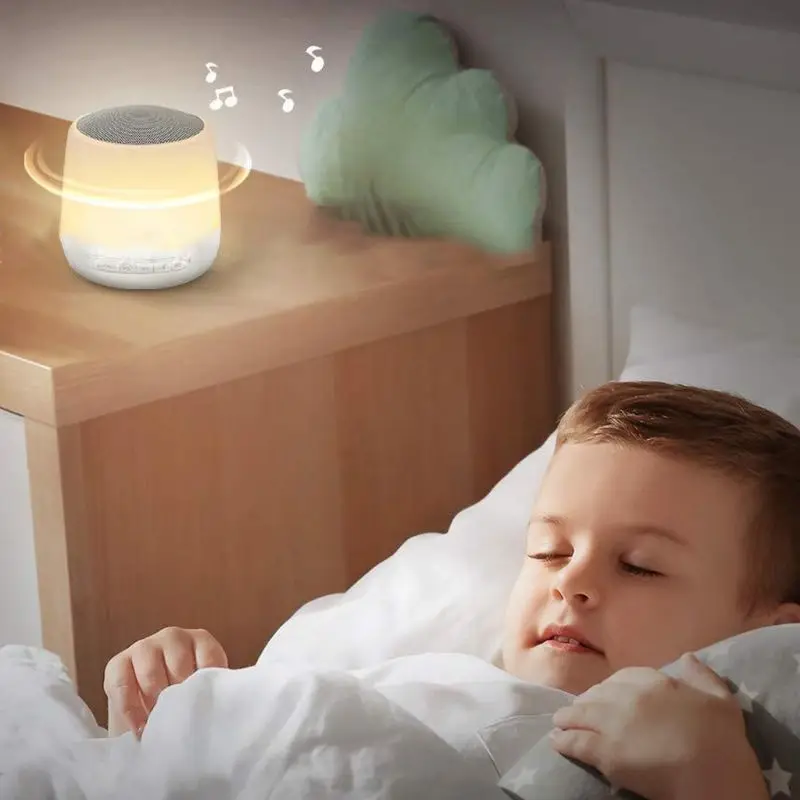 

White Noise Sleep Sound Machine for Baby Kid Adult 28 HiFi Soothing Sound Night Light Timer Sleep Therapy Home Office Travel