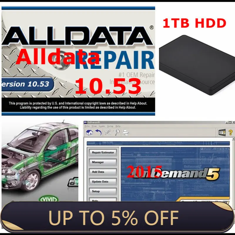 Программное обеспечение для ремонта автомобилей Alldata 10 53 в Mit/chell Od5 M.itchell On-Demand