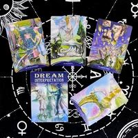 new dream interpretation oracle card tarot cards prophecy divination deck english version entertainment board game 36 sheetsbox