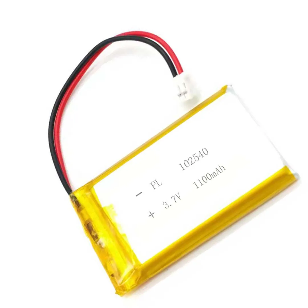 

2/5/20/200/1000/10000pcs 3.7V 1100mAh 102540 Li Lithium Polymer ion Battery with 2.0mm JST