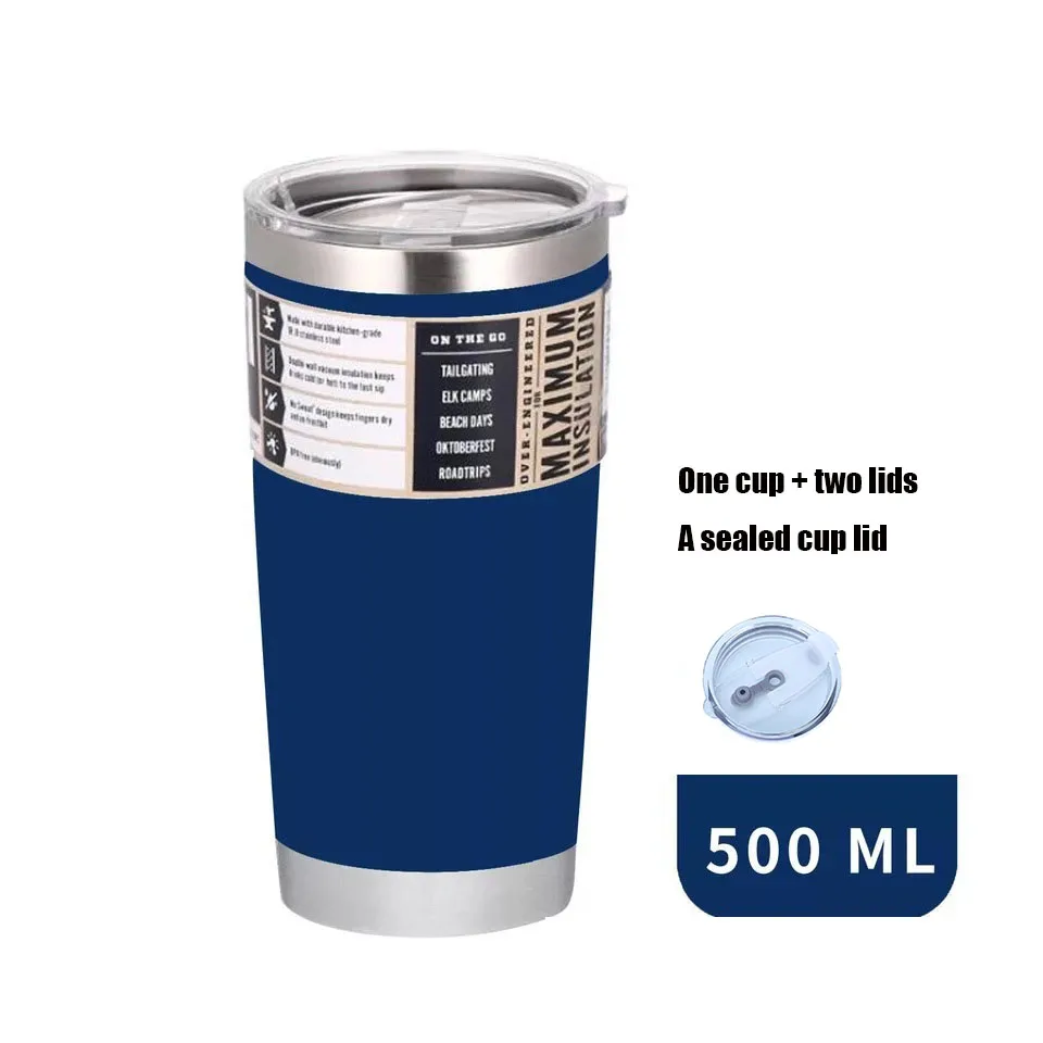 

New Thermos Cup Thermal Insulation Kettle Water Cups Coffee Mug Stainless Steel Portable Car Vacuum Flask Leak Proof Drinkware