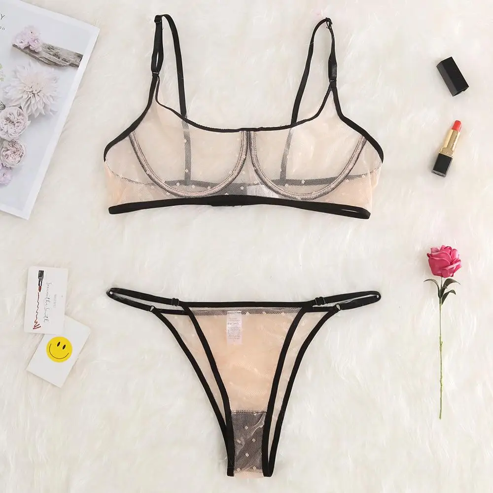 

Sexy Lingerie Women Transparent Lace Sexy Underwear Set Porno Bra G-string Lenceria Mujer Babydoll Sleepwear Hot Erotic Costumes