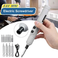 3 6V Electric Screwdriver Set Worx Mini Power Tool PCS Cordless Drill Brushless Rechargeable Battery For Home Phone Repair