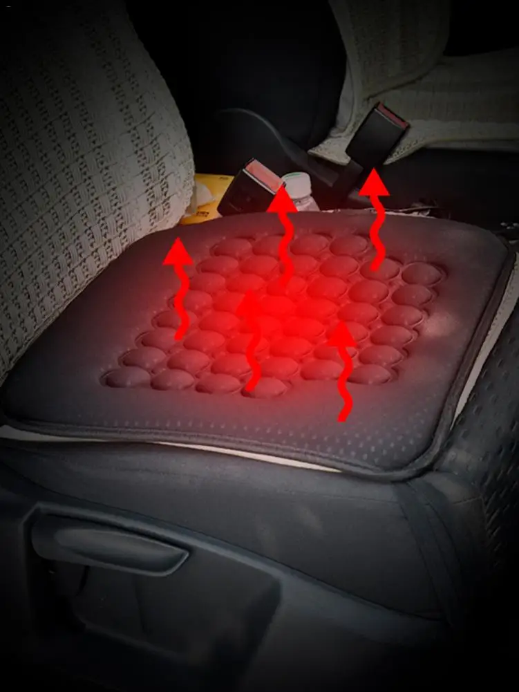 Универсальный 12 В автомобильный чехол на сиденье автомобиля передняя/Подушка
