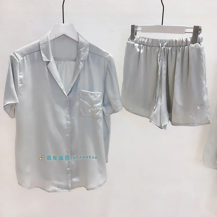 Японский пижамный комплект G P Женская шелковая пижама одежда для сна Пижамный