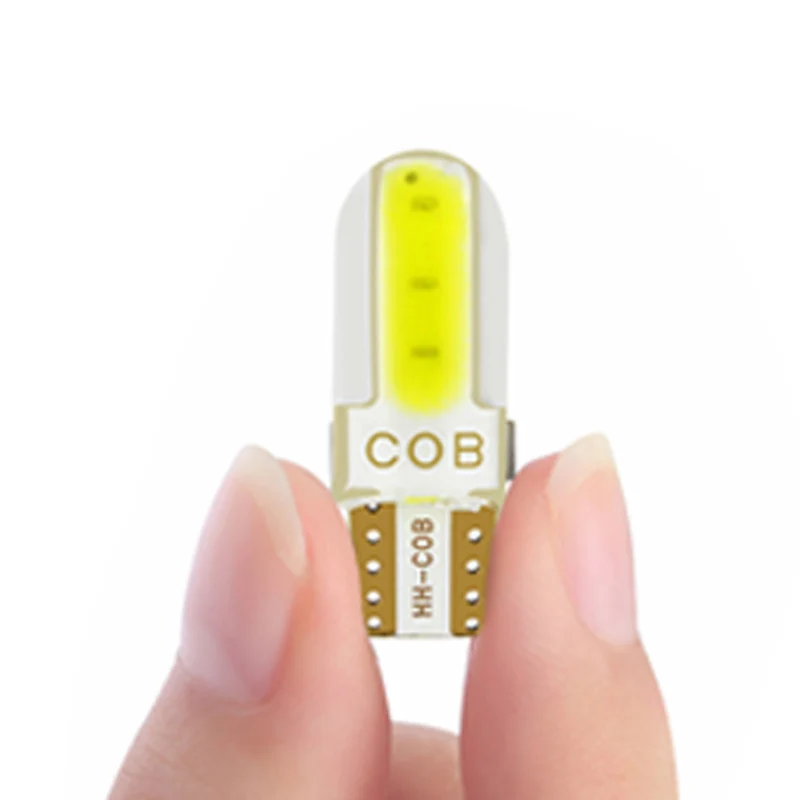 10 шт. силикагель светодиодный COB W5W T10 194 8SMD просвет светильник лампы для авто
