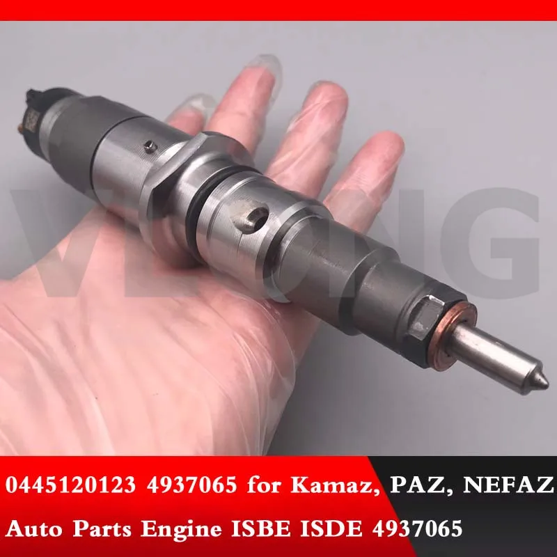 Common rail дизельный инжектор 0445120123 4937065 для КАМАЗа, паза, НефАЗ автозапчасти двигателя ISBE ISDE 4937065