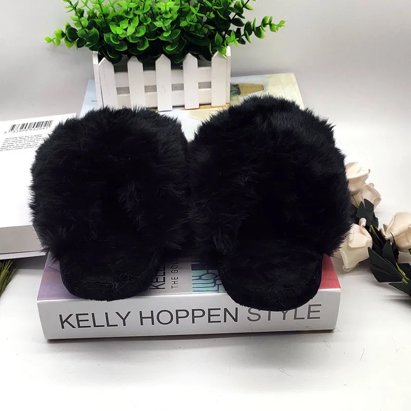 Cute Animal Slipper For Women Girls Fashion Kawaii Fluffy Winter Warm Slippers Woman Cartoon House Slippers Funny Shoes Gift
