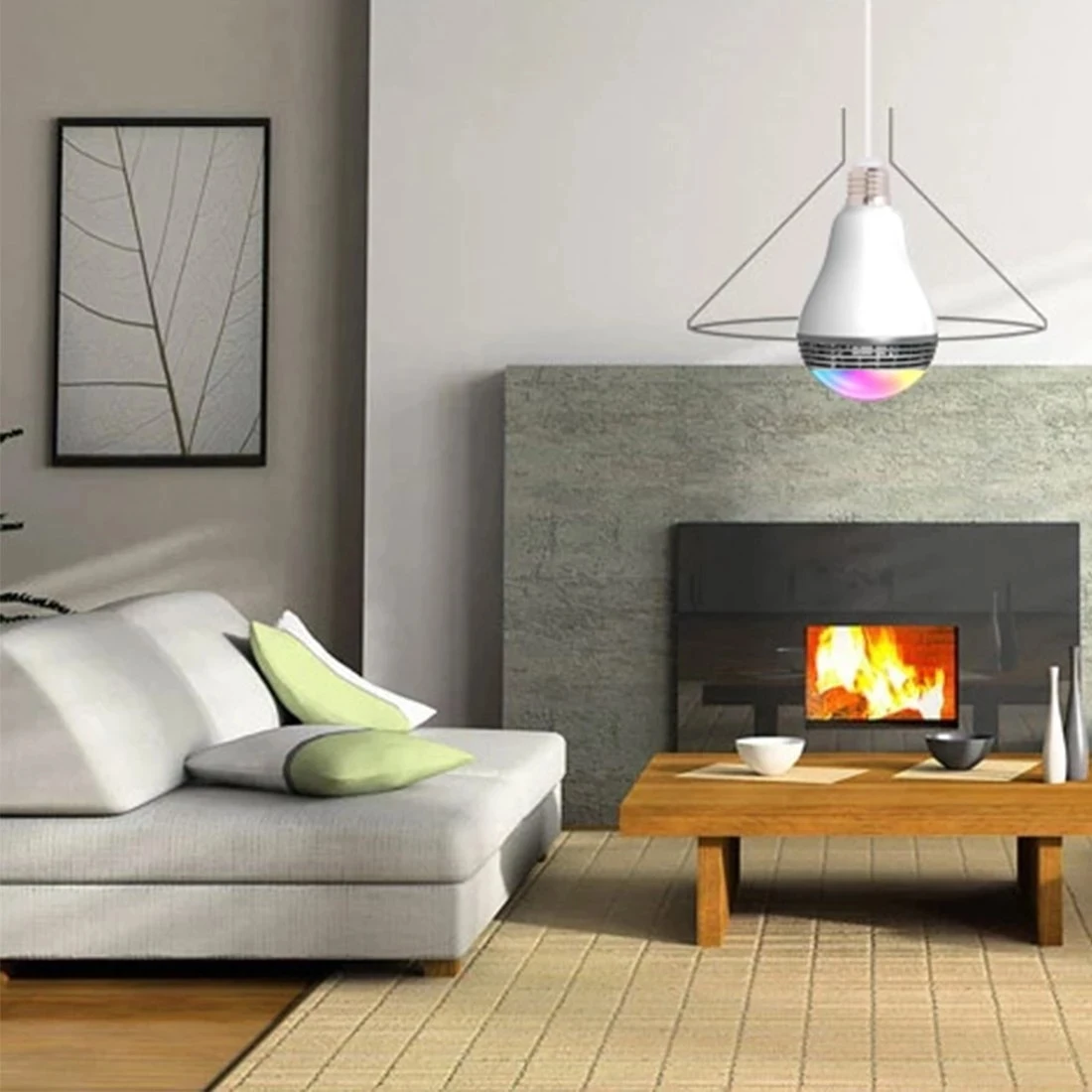 Светодиодная лампочка с Wi-Fi динамик Bluetooth громкий s E27 лампа регулируемой яркостью