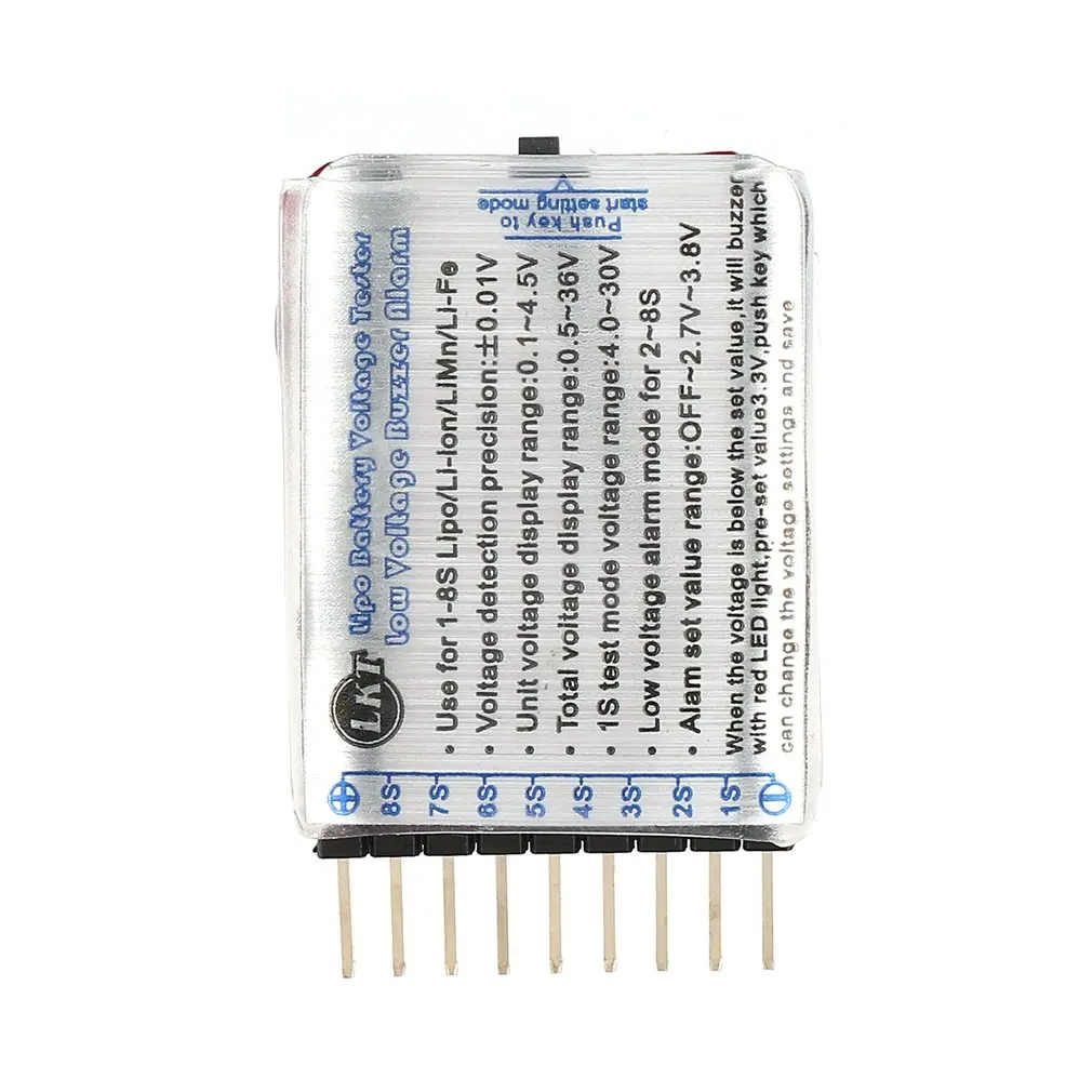 2 в 1 1 8s lipoli ionfe тестер напряжения бат