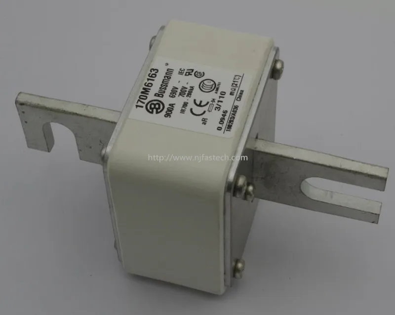 Оригинальные и новые электрические предохранители 170M6163 900A 690 В постоянного тока |