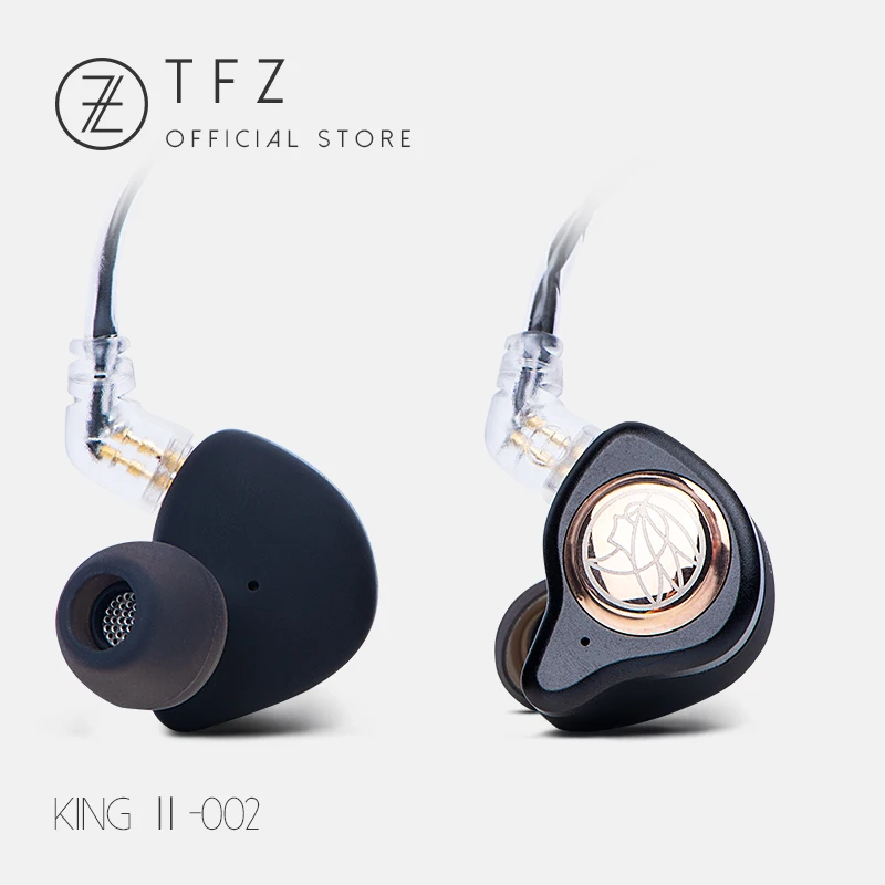Наушники-мониторы TFZ KING The ароматный Zither II Hi-Fi проводная стереогарнитура 3 5 мм