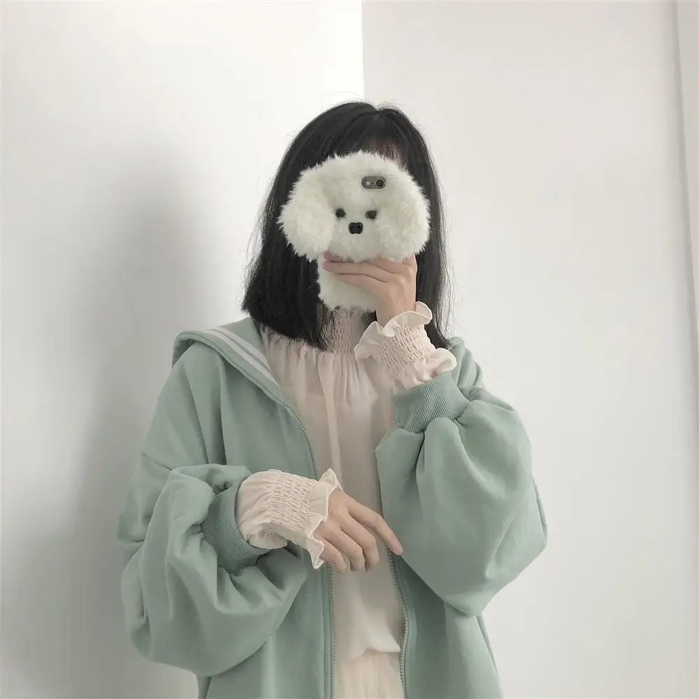 Милая бейсбольная форма в стиле колледжа Повседневная полосатая кофта на молнии