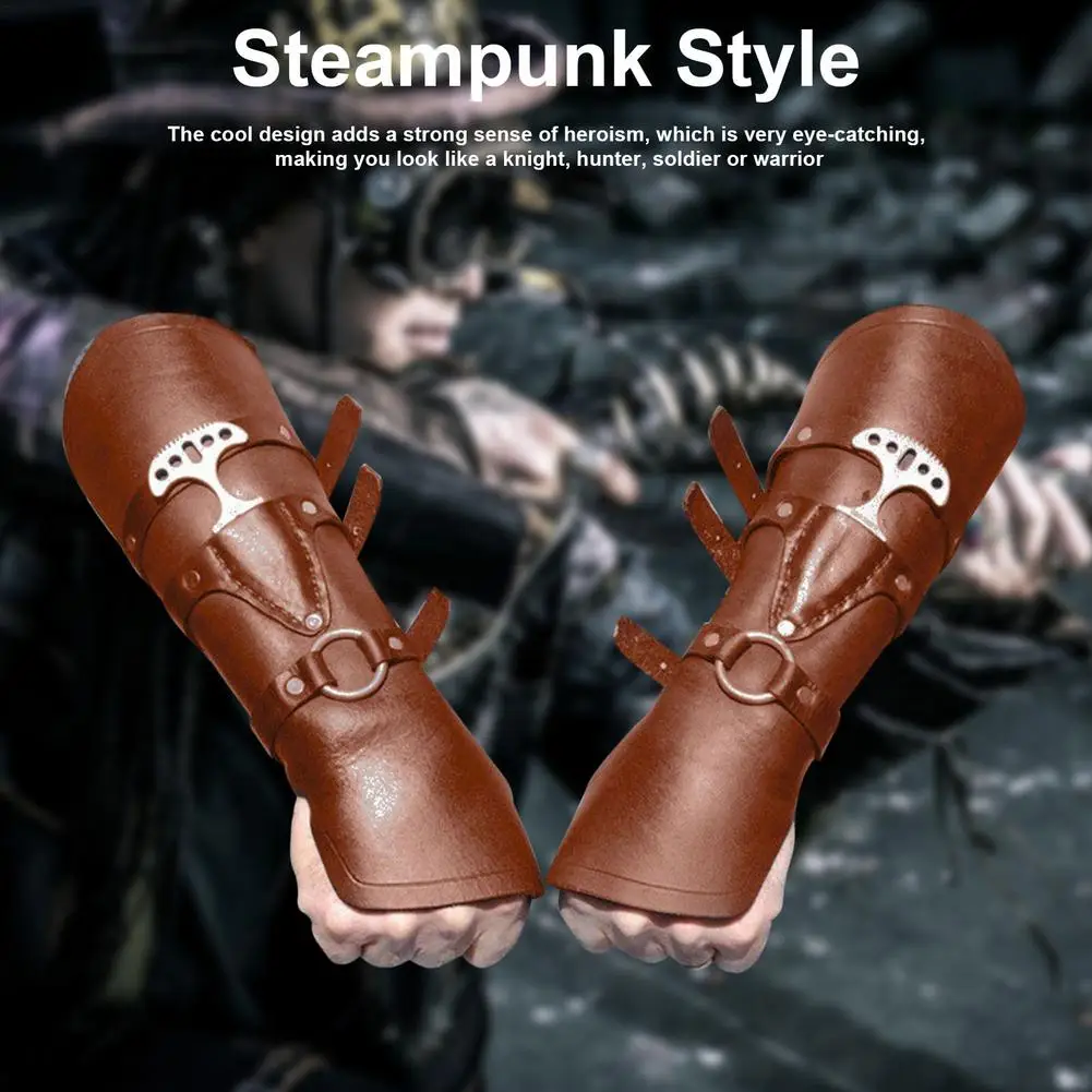 Защита на руку в стиле стимпанк ретро с заклепками защита средневековом Мужская