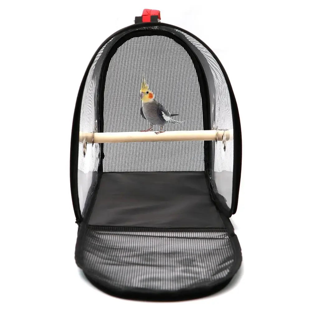 Прозрачная сумка для переноски домашних питомцев клетка попугаев дышащая на