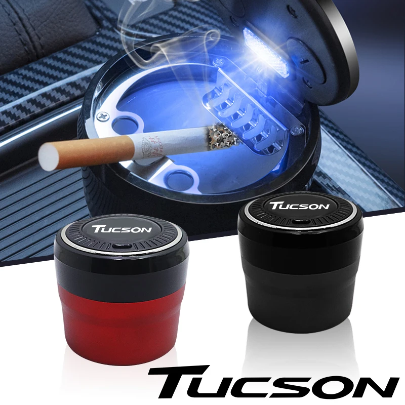 

car ashtray cenicero abs Push button for hyundai tucson Car Accessorie