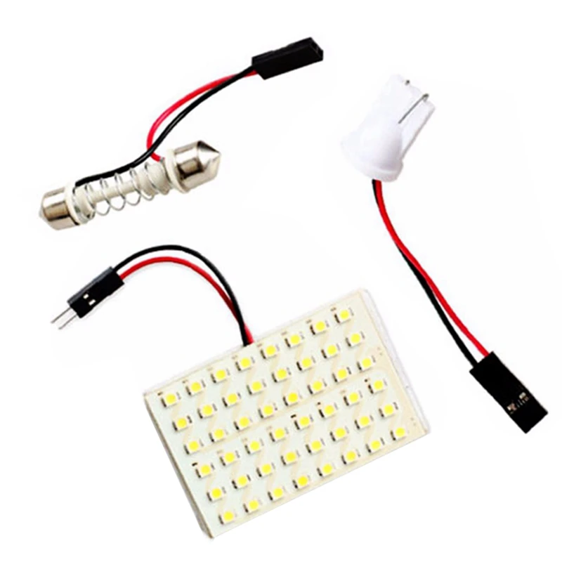 Smd Cob Led T10 4W 12V белый светильник внутренняя панель автомобиля s купольная