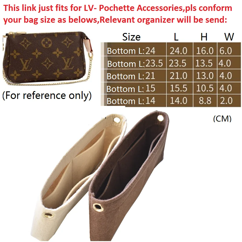Bolsa para guardar accesorios Pochette, bolso de maquillaje, organizador de viaje, bolso interior, neceser, multiaseo-0