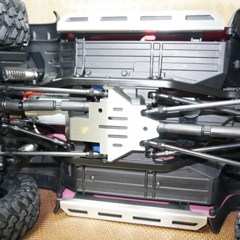 

For TRX4 Stainless Steel Protection Skid Plate Set for 1/10 RC Car Crawler Traxxas Trx-4