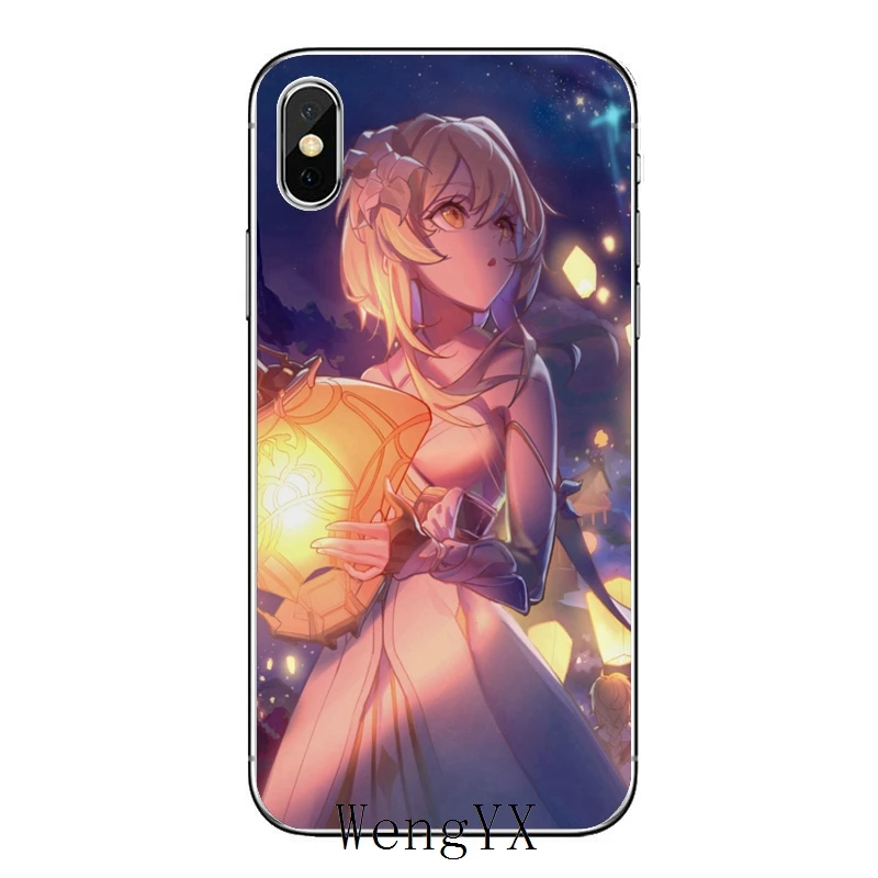 Game Genshin impact Liquid Accessories Phone Case For Xiaomi Redmi 7 7A K20 6 6A 5A 4A 4X 5 Plus S2 Note 8 4 Pro | Мобильные