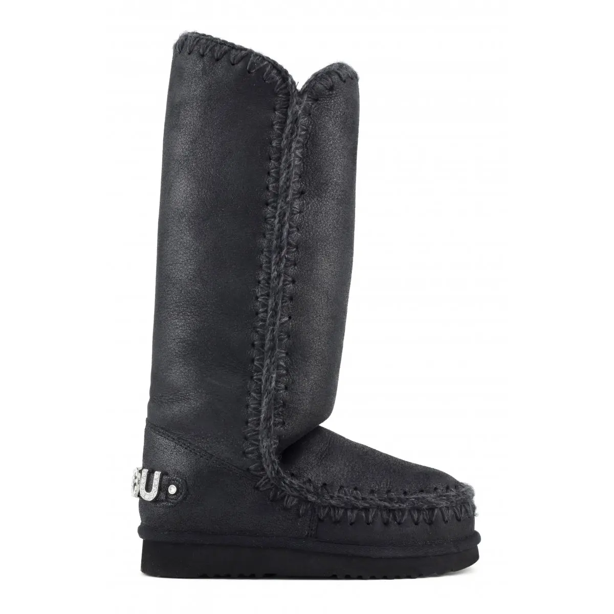 

2022 mou eskimo Eskimo 40 DrDiamond Logo Women's Snowwear Boots sheepskin Hand Wool Knitting Flat Women's Knee Boots