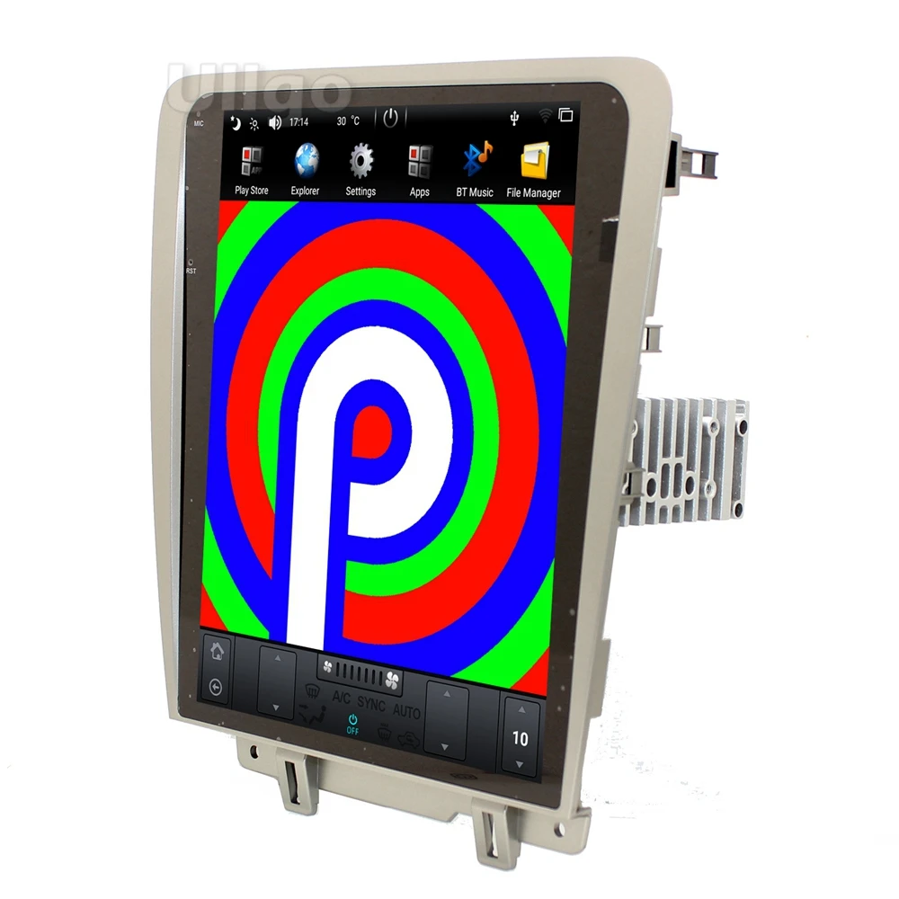 Автомагнитола Tesla Style 12 1 дюйма 4 Гб + 64 ГБ Android стерео GPS для Ford Mustang 2010 2013 Авторадио